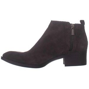 Kenneth Cole Charcoal Suede Ankle Booties